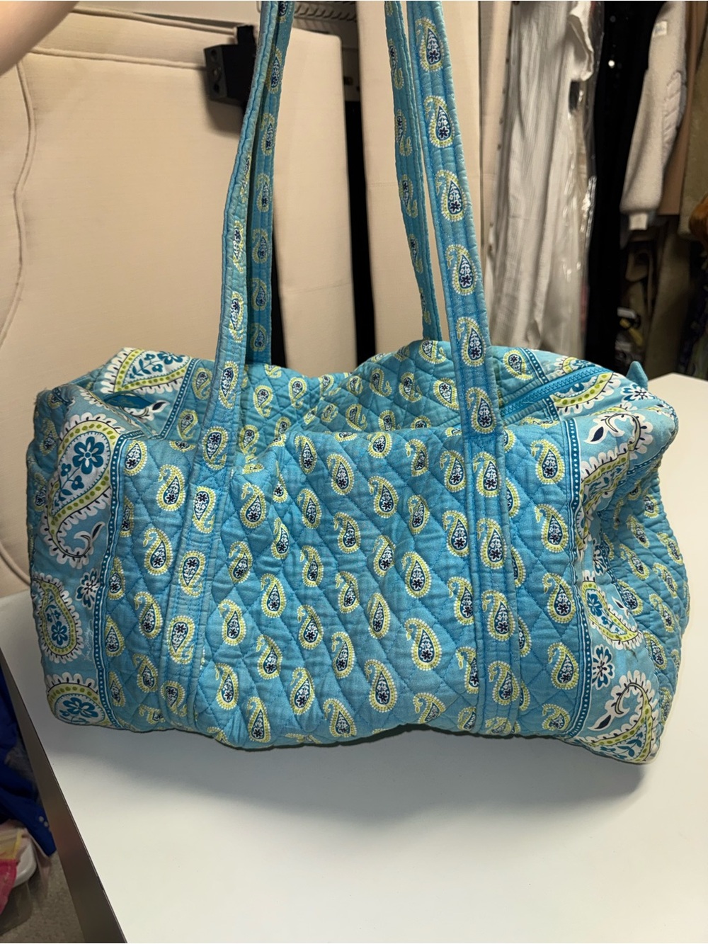 Vera Bradley Bermuda Blue Large Tote
